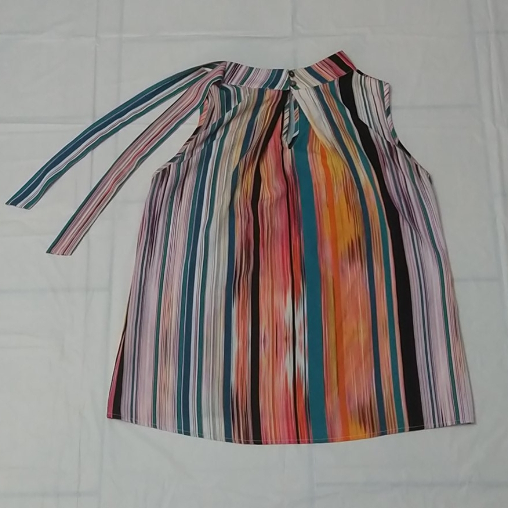 MOLLY BRACKEN top shirt women's rainbow Sz M